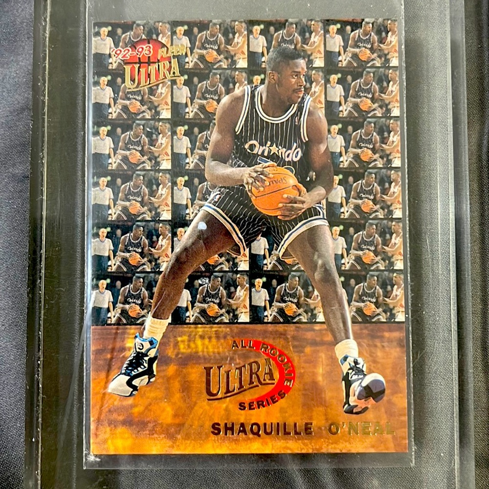 Shaquille O’Neal rookie card 9293 fleer ultra all rookies series mint condition